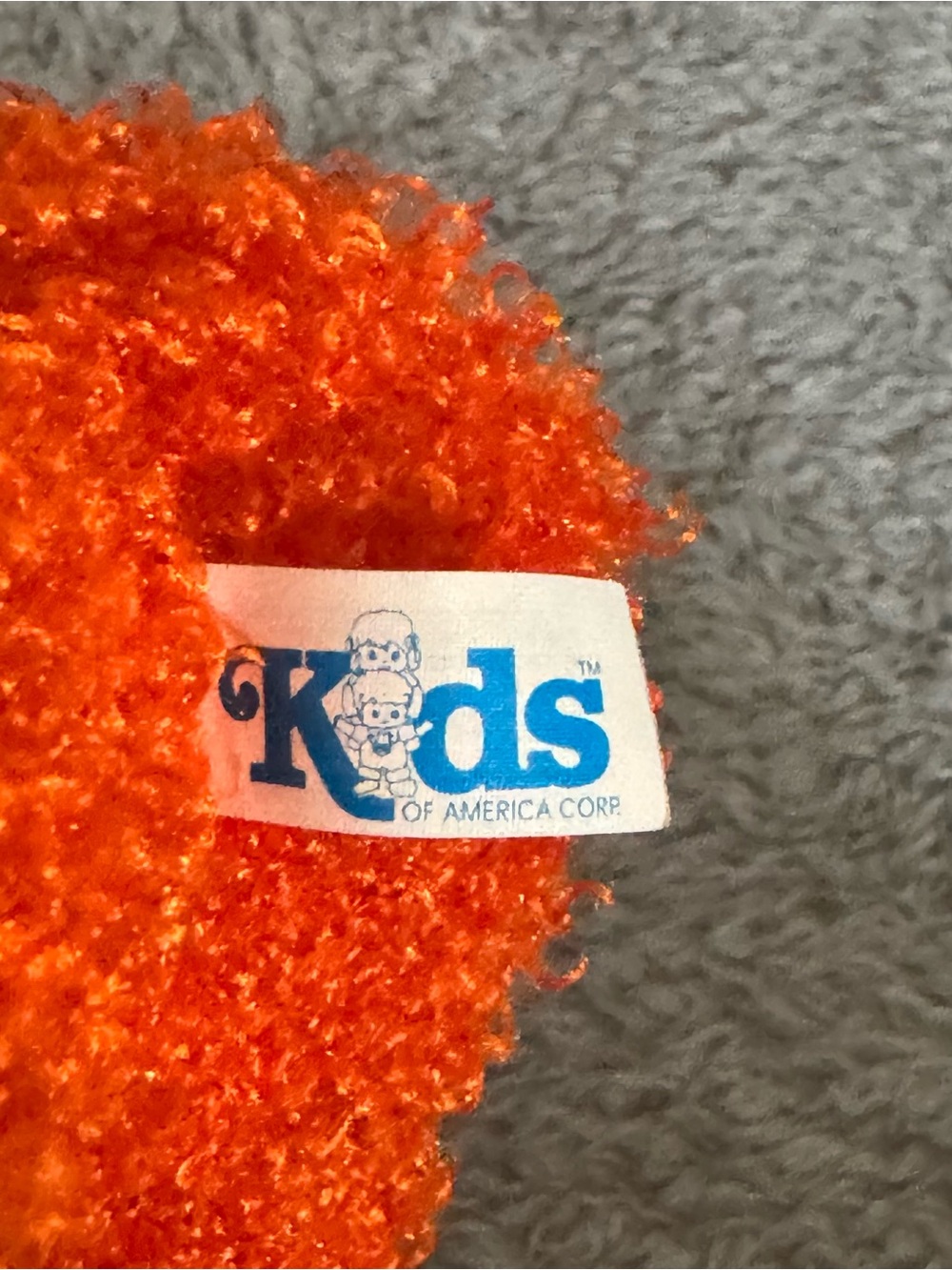 Kids Preferred Orange Curly Fur Bear Plush Stuffed Animal Toy Halloween Witch - Picture 8 of 8